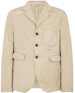 DSquared² Osaka Button Fastening Blazer - Natural