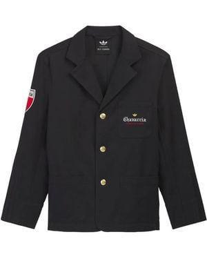 Willy Chavarria X Adidas Players Single-Breasted Blazer - Black