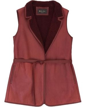 Loro Piana Sherman Hartfield Gilet - Red