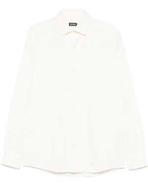 ZEGNA Classic-Collar Shirt - White