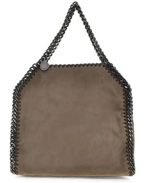 Stella McCartney Falabella Whipstitch-Trim Tote Bag - Brown