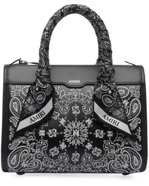 Amiri Micro Bandana Triangle Tote Bag - Black
