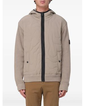 BOSS Kalbero Knitted Jacket - Natural