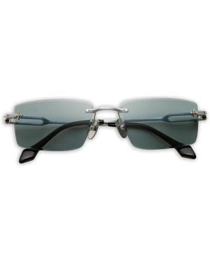 Dyrka Gafas De Sol Rectangulares Sin Montura - Verde