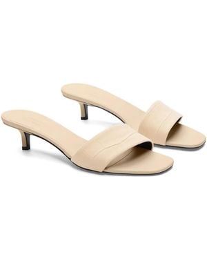 Loulou de Saison Sarafina Thick-Strap Sandals - Natural