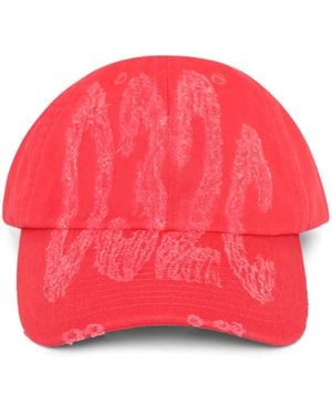 032c Crisis Denim Cap - Red