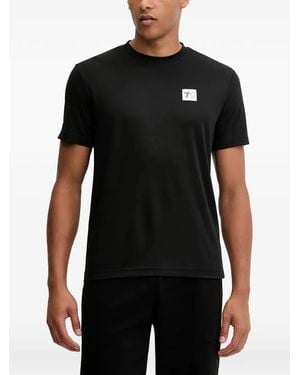 EA7 Logo-Patch T-Shirt - Zwart