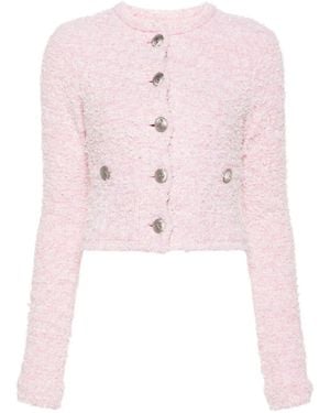 Balenciaga クロップド ジャケット - ピンク