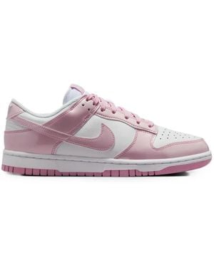 Nike Dunk Low Patent Trainers - Purple