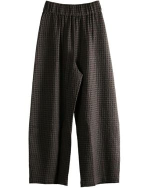 Cortana チェック パンツ - グレー