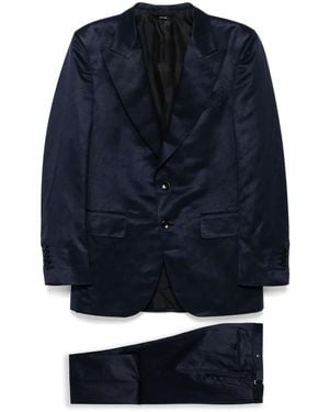 Tom Ford Single-Breasted Suit - Blue