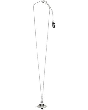 Vivienne Westwood Collar Con Colgante Diamante Heart - Blanco