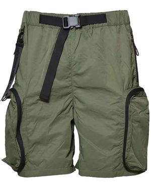 Alpha Industries Cargo-Shorts Mit Gürtel - Grün