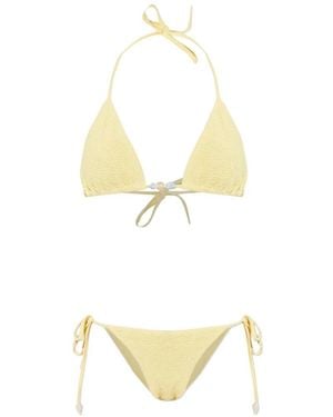 Hunza G Bikini Gina À Perles - Metallic