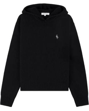 Sporty & Rich Src エンブロイダリーパーカー - ブラック