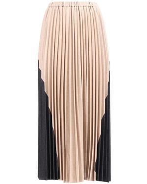 Lorena Antoniazzi Midirock mit Falten - Weiß