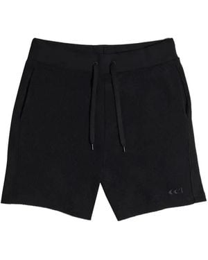 CIARAN Short En Maille Texturée À Lien De Resserrage - Noir