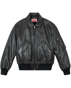 KENZO Flap-pocket jacket - Grau