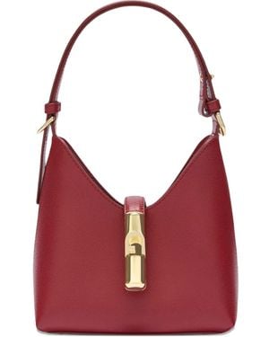 Furla Leather Shoulder Bag - Red