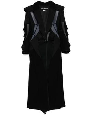 Junya Watanabe パデッドパネル コート - ブラック