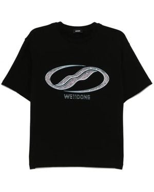 we11done Sporty Selldone T-Shirt - Black