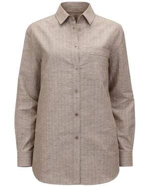 Max Mara Striped Pocket Shirt - Natural