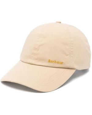 Barbour Mya Logo-Embroidered Baseball Cap - Natural