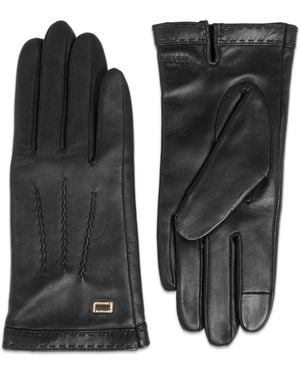 Lancel Gants Femme Cashmere Gloves - Black