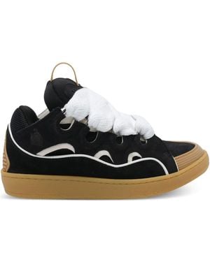 Lanvin Curb Lace-up Trainers - Black