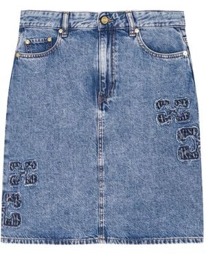 Ganni Camisa vaquera con botones - Azul