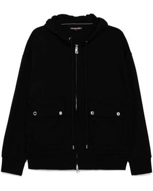 Michael Kors Zip-Up Hooded Jacket - Black