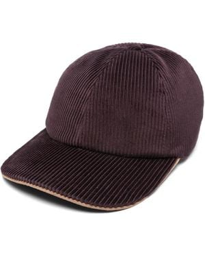 Eleventy Baseballkappe Aus Cord - Lila