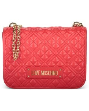 Love Moschino キルティング ショルダーバッグ - レッド