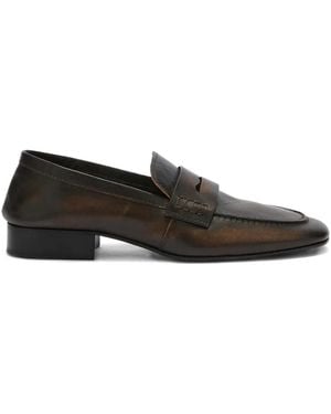 Dries Van Noten Leather Loafers - Black