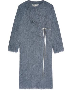Dries Van Noten ラップコート - ブルー