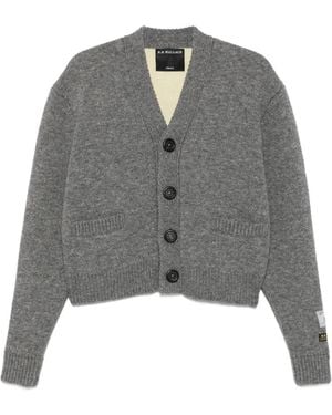 B.B. Wallace Wylie Cardigan Mit Knöpfen - Grau