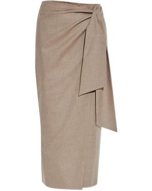 Max Mara Midi Skirts - Natural