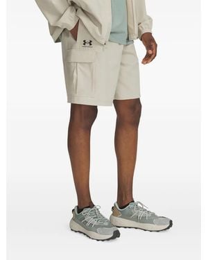 Under Armour Ua Vide Logo-Print Cargo Shorts - White
