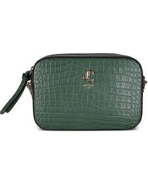 Jimmy Choo Logo Shoulder Bag - Green