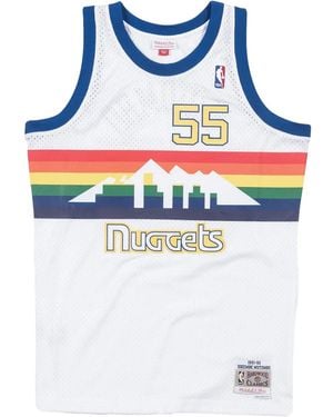 Mitchell & Ness X Nba Dikembe Mutombo Denver Nuggets 1991-92 Swingman Tank Top - Blue