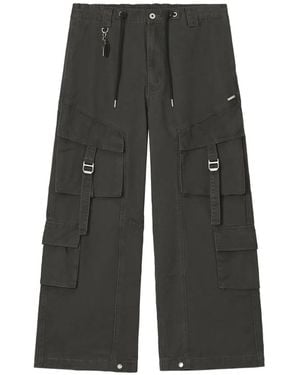 Musium Div. Multi-Pocket Cotton Cargo Pants - Gray