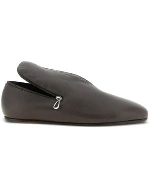 Kiko Kostadinov Petrel Asymmetrical Zip Loafers - Grey