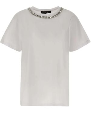 Kaos Camiseta Icona Con Apliques - Blanco