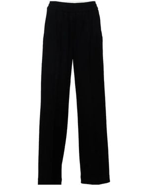 Circolo 1901 Elasticated-Waist Pants - Black