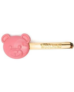 Moschino テディベア ブローチ - ピンク