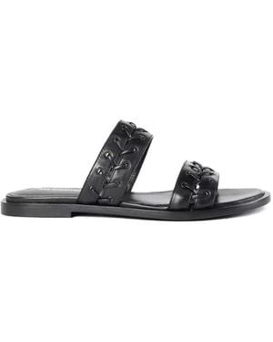 Ann Demeulemeester Braided Nappa Leather Sandals - White