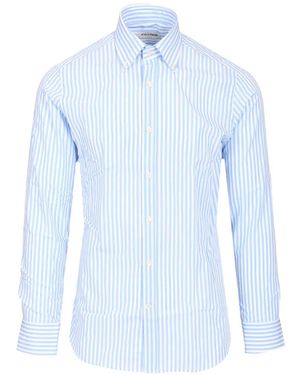 Al Duca d'Aosta Striped Button-Down Shirt - Blue