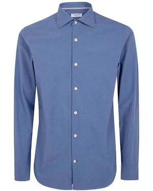 Tintoria Mattei 954 Long-Sleeve Shirt - Blue