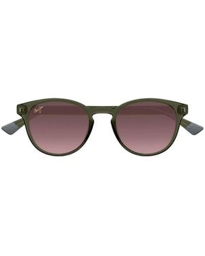 Maui Jim Hiehie Round Sunglasses - Brown
