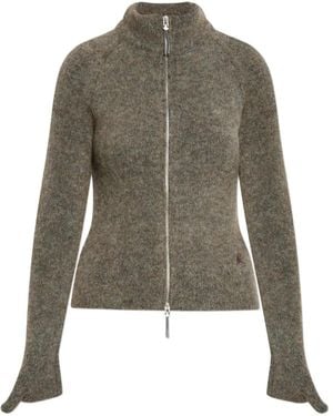 ROA Tasna Zip-Up Cardigan - Green